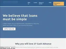 Sites similar to 27cashadvance.com