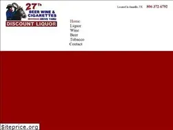 Sites similar to 27thdiscountliquor.com