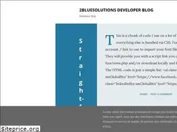 Sites similar to 2bluesolutions.blogspot.com