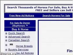 Sites similar to 2buyhorses.com