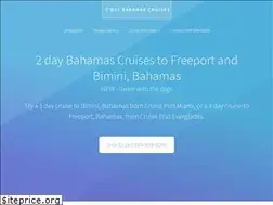 Sites similar to 2daybahamascruises.com