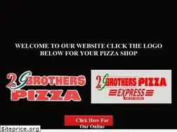 Sites similar to 2gbrotherspizza.com
