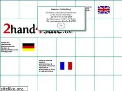 Sites similar to 2hand4sale.de