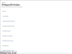 Sites similar to 2happybirthday.com