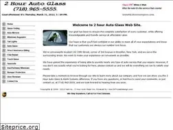 Sites similar to 2hourautoglass.com