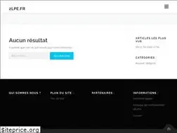 Sites similar to 2lpe.fr