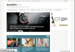 Sites similar to 2luxury2.com