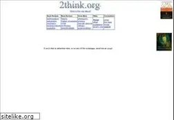 Sites similar to 2think.org