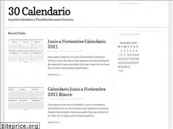 Sites similar to 30calendario.com