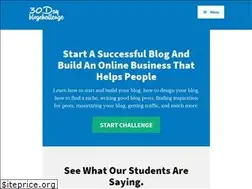 Sites similar to 30dayblogchallenge.com