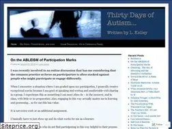 Sites similar to 30daysofautism.blog