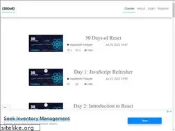 Sites similar to 30daysofreact.com