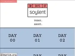 Sites similar to 30daysofsoylent.com