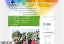 Sites similar to 30masjids.ca
