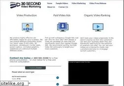 Sites similar to 30secondvideomarketing.com