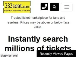 Sites similar to 333seat.com
