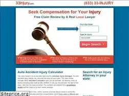 Sites similar to 33injury.com