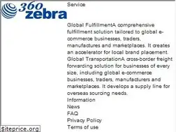 Sites similar to 360zebra.com