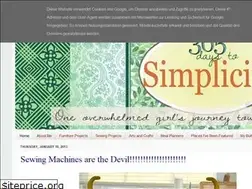 Sites similar to 365days2simplicity.blogspot.com