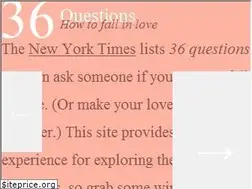 Sites similar to 36questionsinlove.com