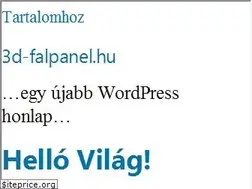 Sites similar to 3d-falpanel.hu