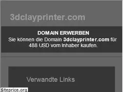 Sites similar to 3dclayprinter.com