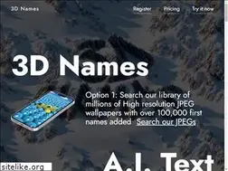 Sites similar to 3dnames.co
