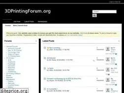 Sites similar to 3dprintingforum.org