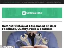 Sites similar to 3dprintinggeeks.com