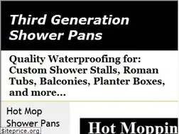 Sites similar to 3gshowerpans.com