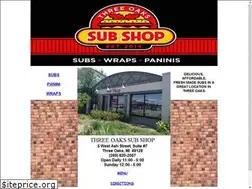 Sites similar to 3oakssubshop.com