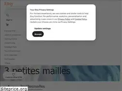 Sites similar to 3petitesmailles.etsy.com