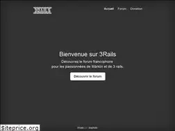 Sites similar to 3rails.fr