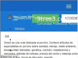 Sites similar to 3tres3.com
