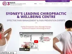 Sites similar to 3wayschiro.com.au