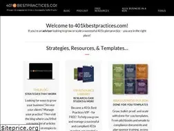 Sites similar to 401kbestpractices.com
