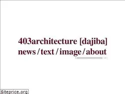 Sites similar to 403architecture.com