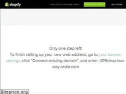 Sites similar to 409shop-two-way-radio.com