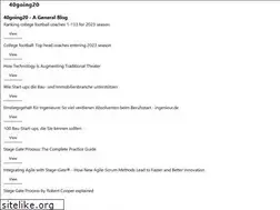 Sites similar to 40going20.com