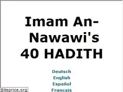 Sites similar to 40hadith.com