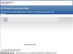 Sites similar to 419metals.biz