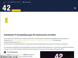 Sites similar to 42-gmbh.de