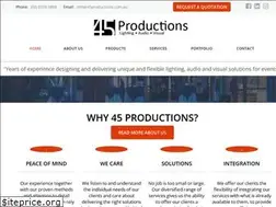 Sites similar to 45productions.com.au