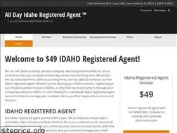 Sites similar to 49dollaridahoregisteredagent.com