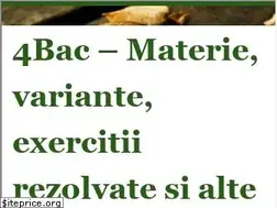 Sites similar to 4bac.ro