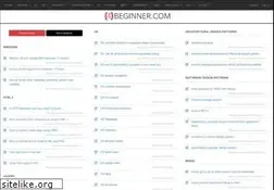 Sites similar to 4beginner.com