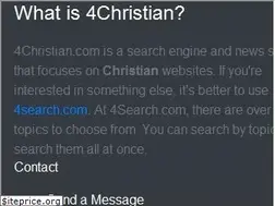 Sites similar to 4christian.com