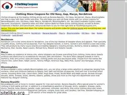Sites similar to 4clothingcoupons.com