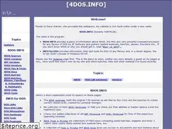 Sites similar to 4dos.info