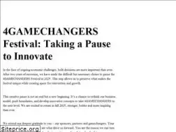 Sites similar to 4gamechangers.io
